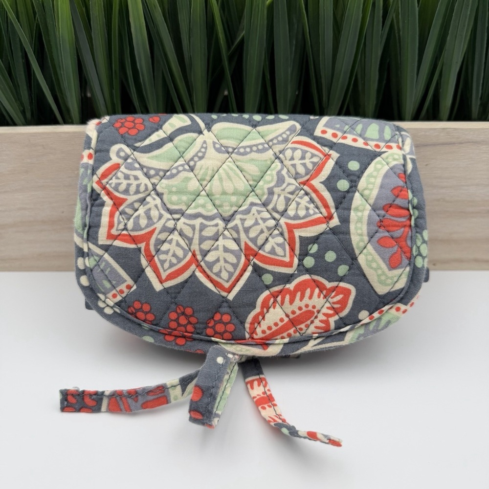 Vera Bradley NOMADIC FLORAL Small Travel Organizer Jewelry‎ Cosmetic Bag